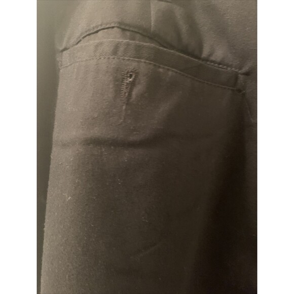 Carolina Bay Men's Pleated Front Casual Dress Pants Pockets Size 46x32 Black - Picture 13 of 16